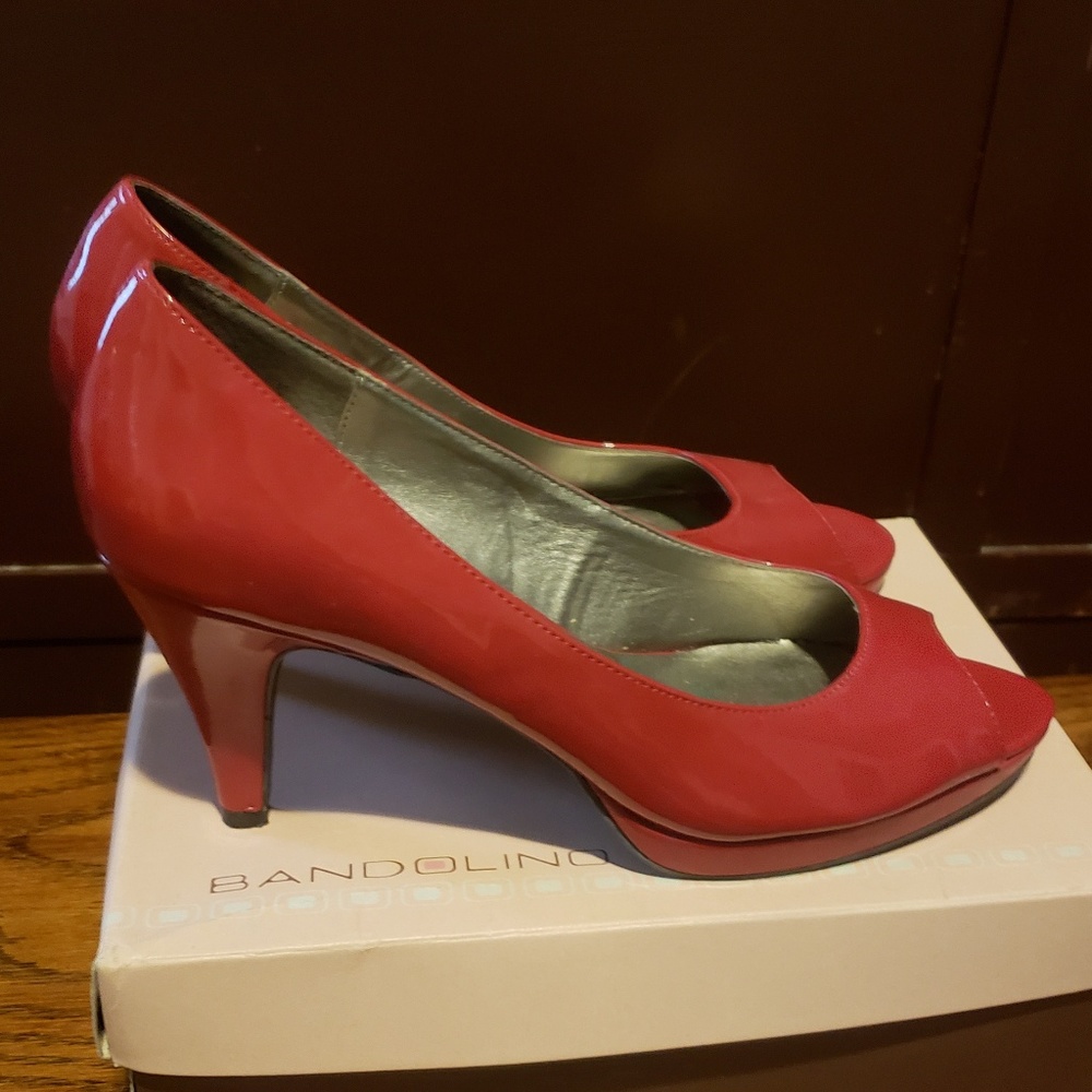 👠Bandolino, Mylah red high heel pump, size 11